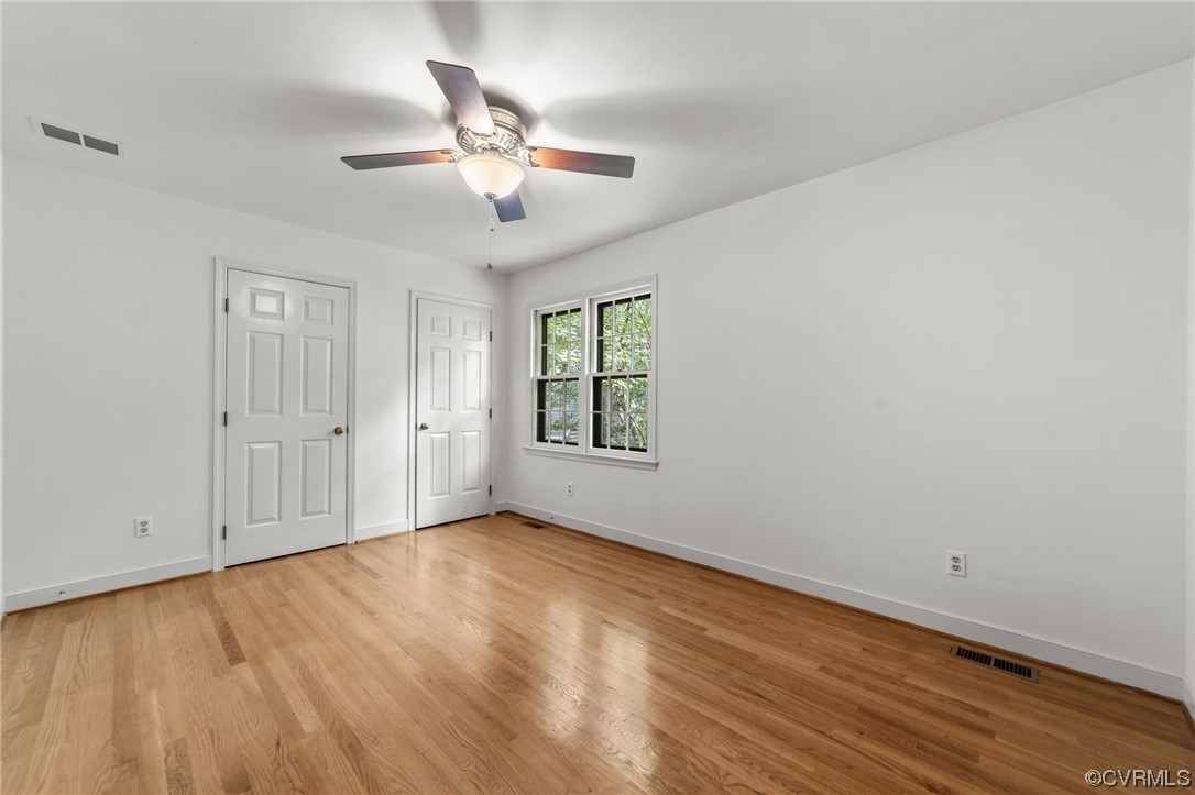 3917 Pebble Creek Road Midlothian, VA 23112 - Photo 45 of 50 Hardwood floored bedroom room with ceiling fan