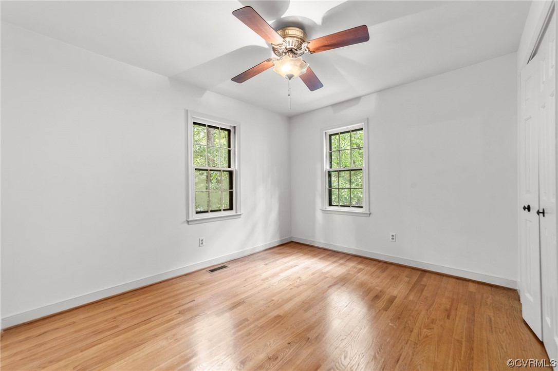 3917 Pebble Creek Road Midlothian, VA 23112 - Photo 48 of 50 Hardwood floored bedroom room with ceiling fan