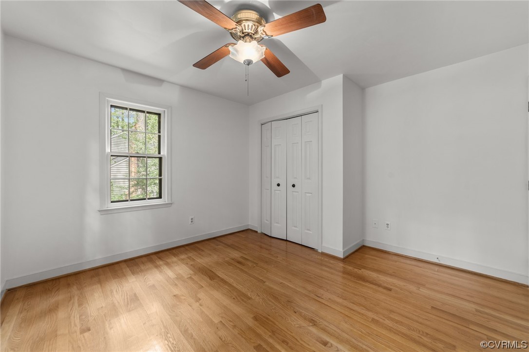 3917 Pebble Creek Road Midlothian, VA 23112 - Photo 49 of 50 Hardwood floored bedroom room with ceiling fan