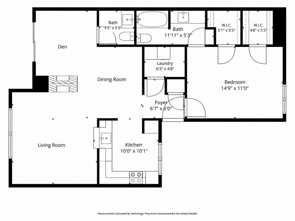 5300 Keller Springs Road, Unit 2042 Dallas, TX 75248 - Photo 28 of 28 Floor plan