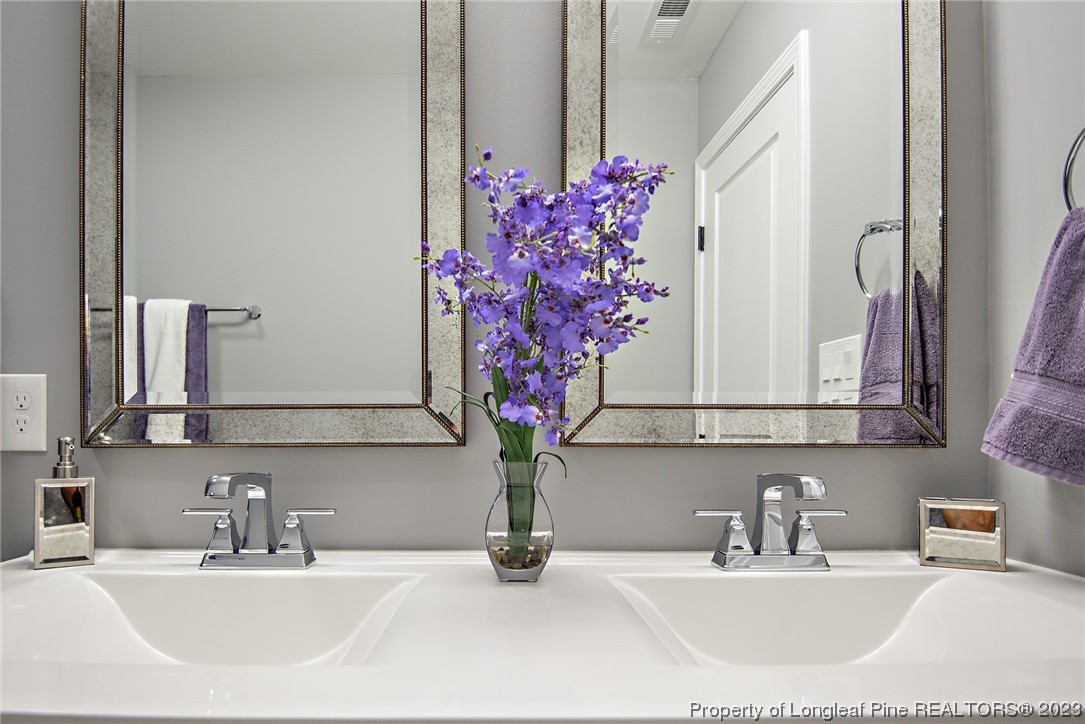 341 Solomon Drive Cameron, NC 28326 - Photo 16 of 21 a bathroom with a sink and a mirror