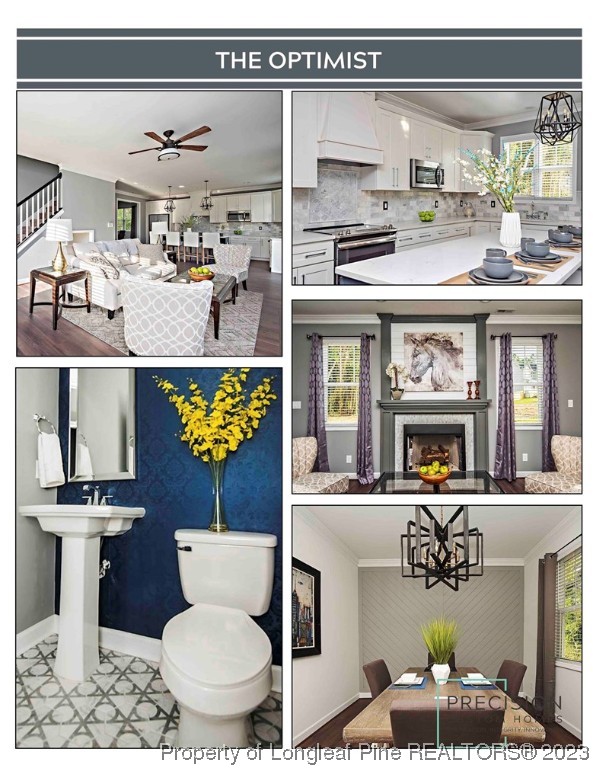 341 Solomon Drive Cameron, NC 28326 - Photo 4 of 21 a bathroom with a sink a mirror and a toilet