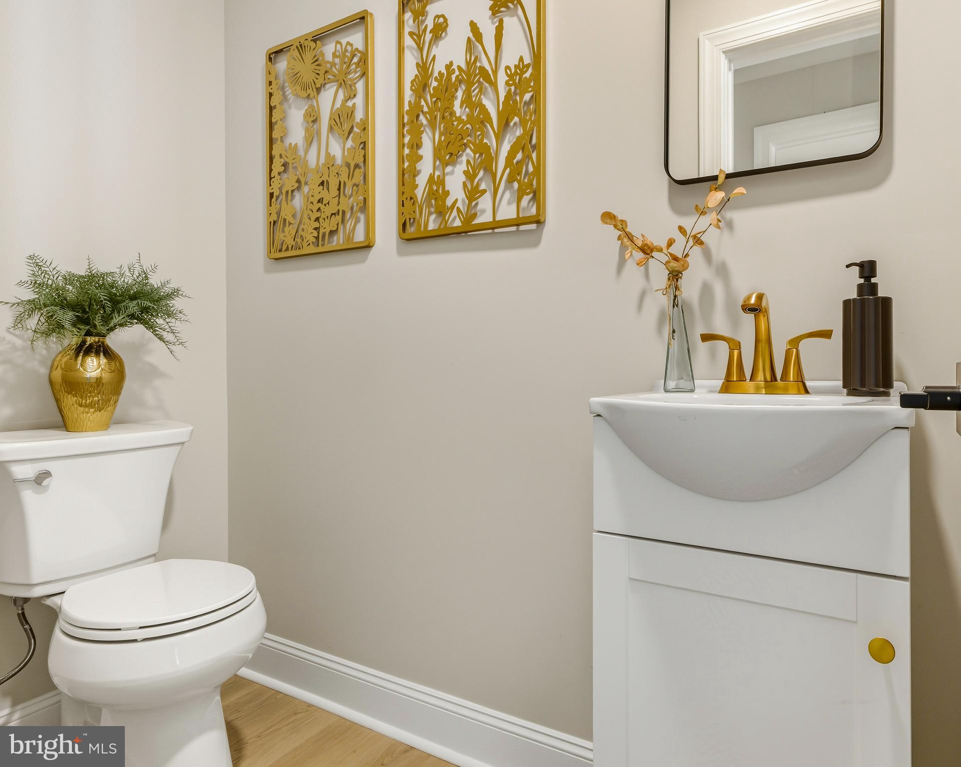 33 Elmgate Road Marlton, NJ 08053 - Photo 17 of 29 a bathroom with a toilet sink and mirror