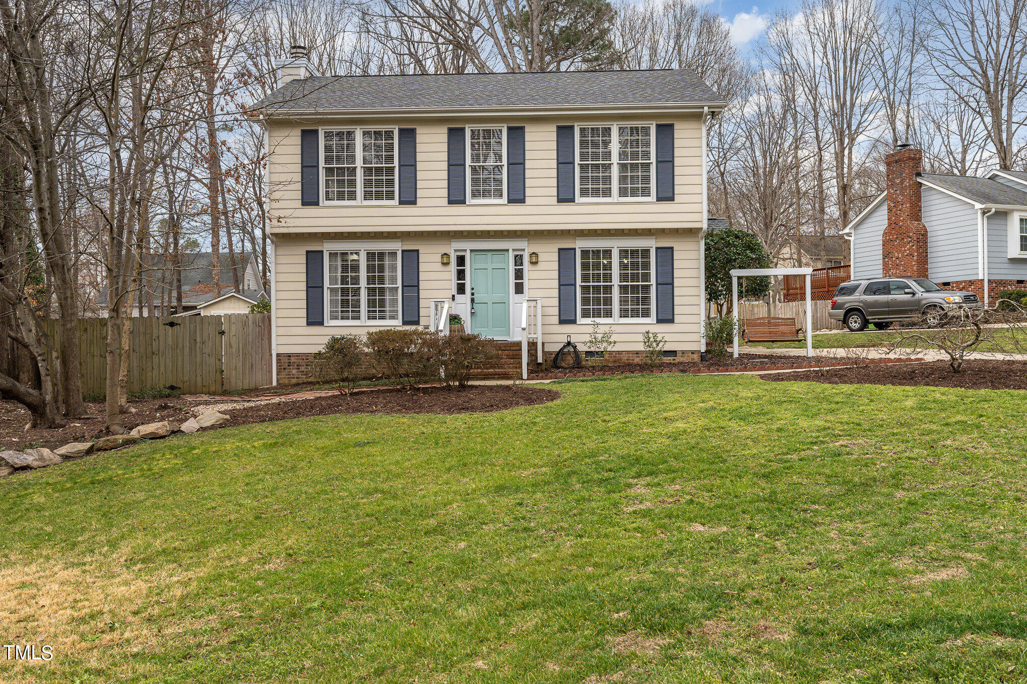 7301 Old Hundred Road Raleigh, NC 27613 - Photo 17 of 17 a front view of a house with a yard