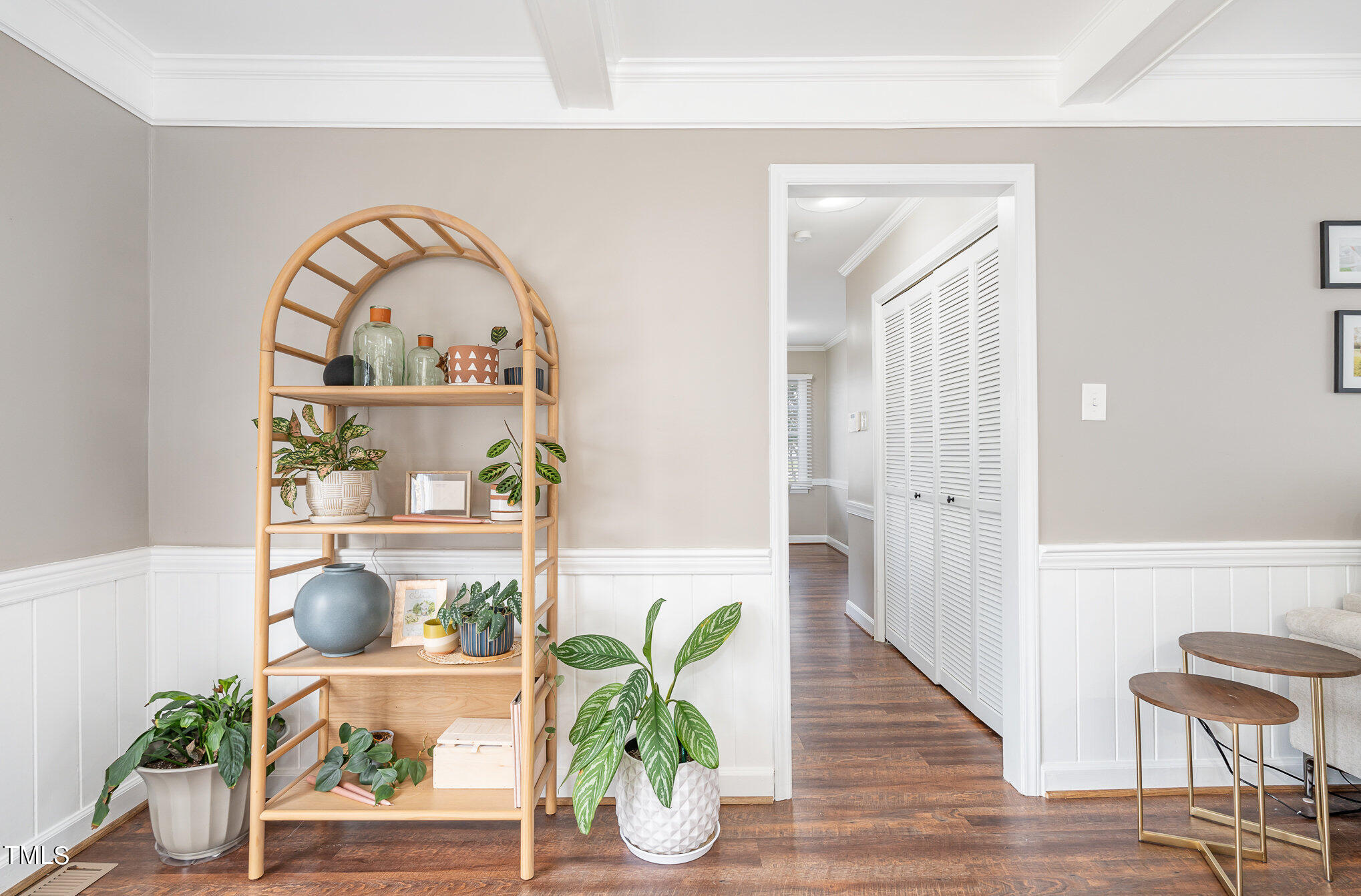 7301 Old Hundred Road Raleigh, NC 27613 - Photo 5 of 17 a view of dining room with wooden floor and dining table