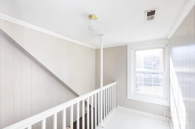 a view of hallway with window