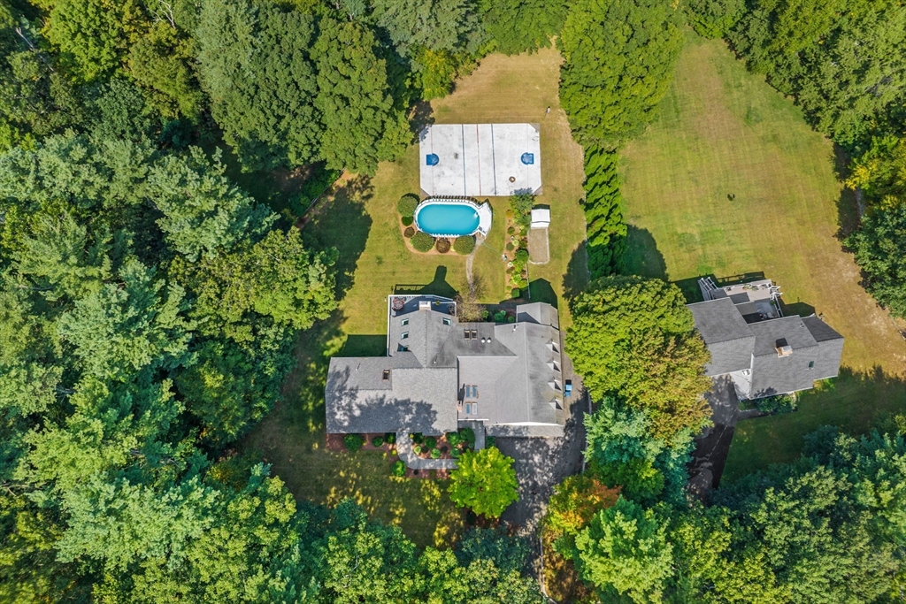 3 Summit Groton, MA 01450 - Photo 3 of 38 an aerial view of a house with a garden