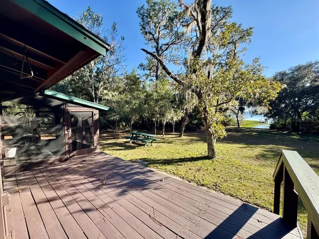 a view of a lake with houses