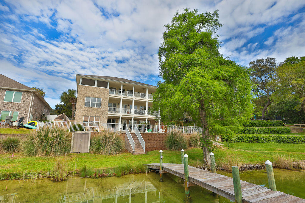 19 Poquito Road Shalimar, FL 32579 - Photo 17 of 56 back of 19 Poquito from dock