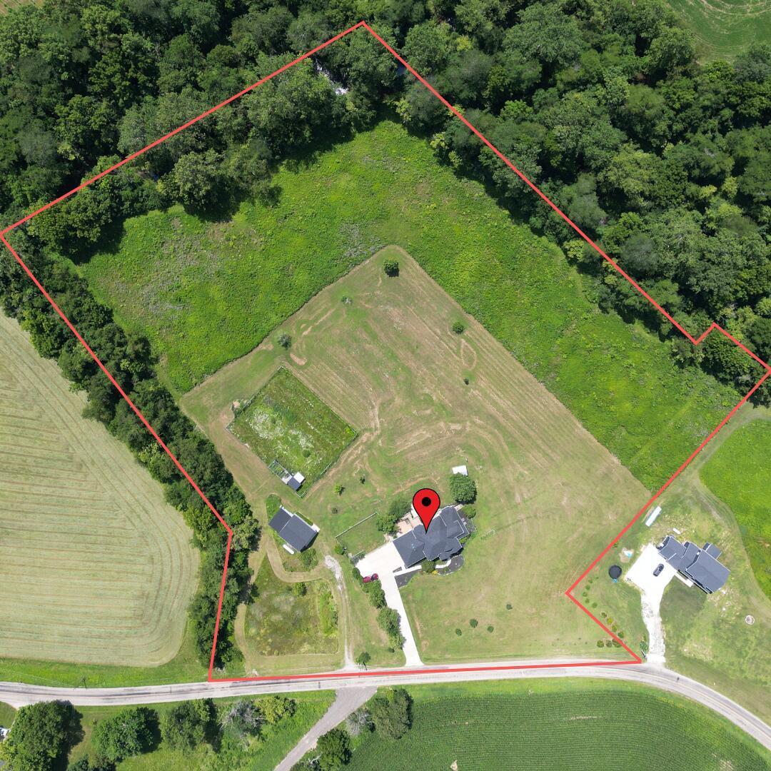 9511 Basil Road Northwest Baltimore, OH 43105 - Photo 88 of 89 Drone with Approximate Property Lines