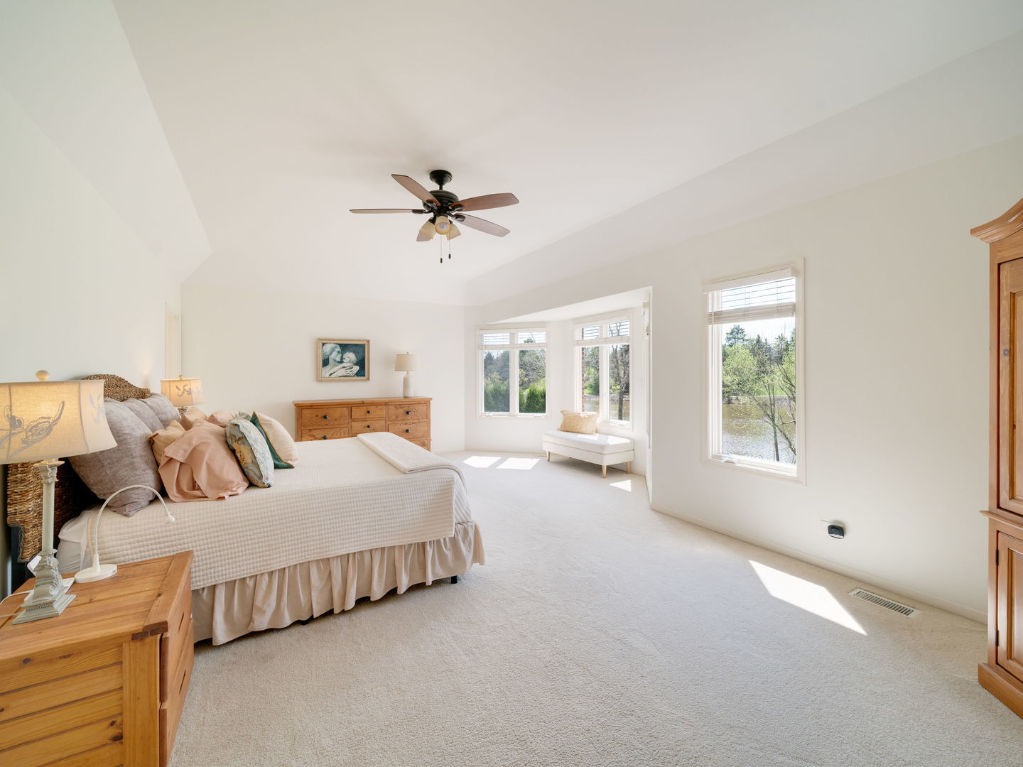 626 Buena Road Lake Forest, IL 60045 - Photo 16 of 37 a spacious bedroom with a bed and a window
