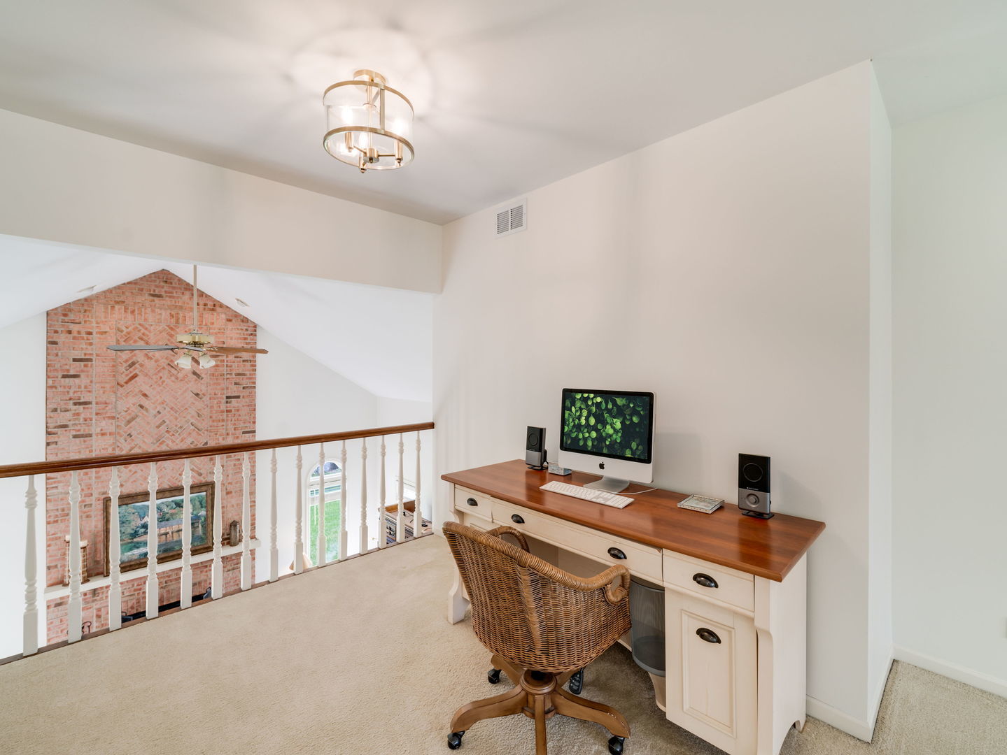 626 Buena Road Lake Forest, IL 60045 - Photo 24 of 37 a view of a workspace with furniture and a window