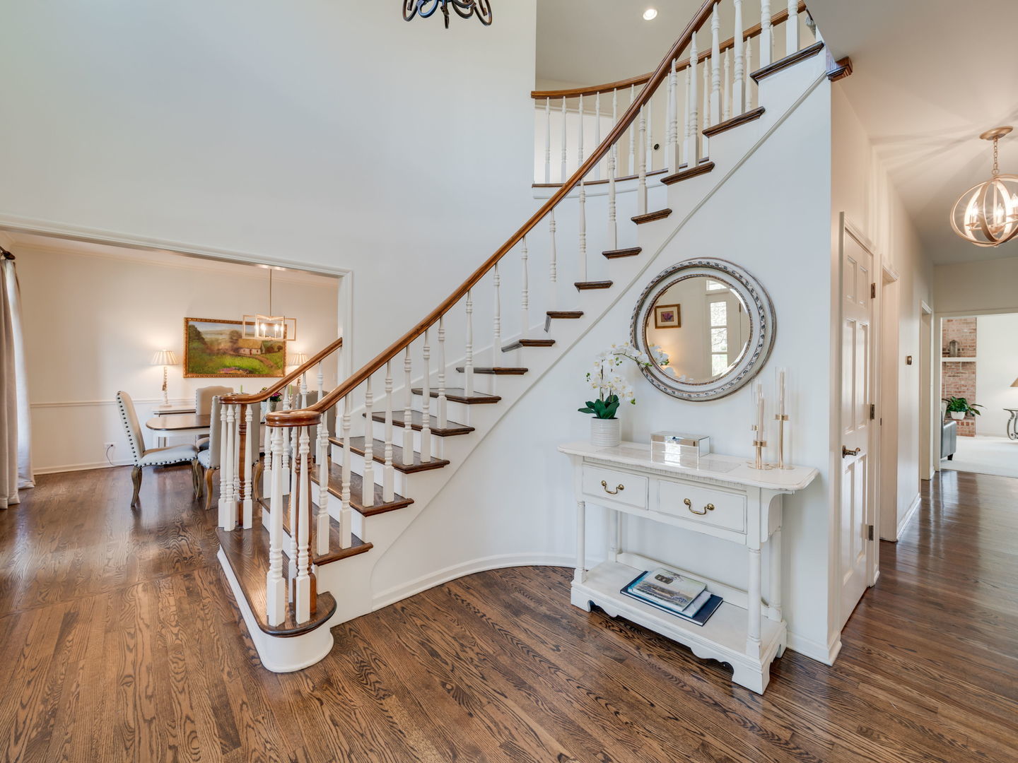 626 Buena Road Lake Forest, IL 60045 - Photo 4 of 37 a view of entryway and hall with wooden floor