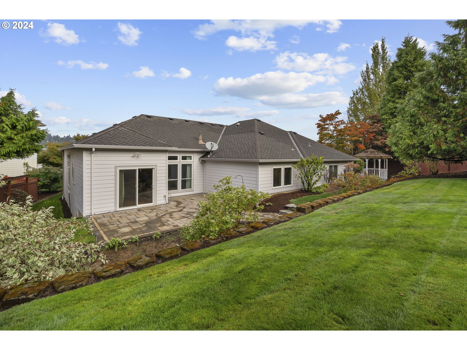 11084 Southeast Valley Way Happy Valley, OR 97086 - Photo 40 of 40 a front view of a house with a garden