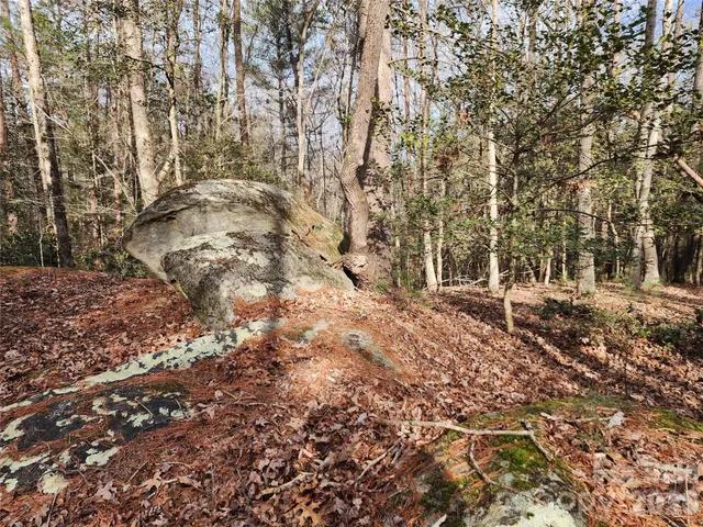 a view of a building with trees