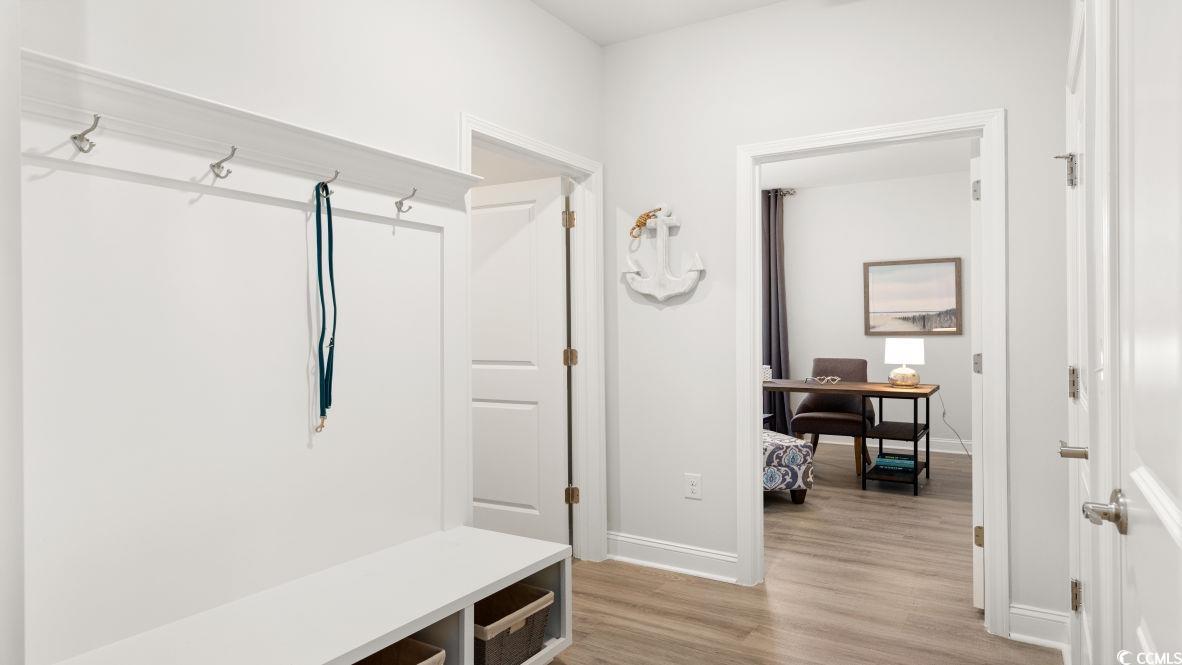 737 Doonbeg Court Conway, SC 29526 - Photo 27 of 33 Mudroom with baseboards and light wood-style floors