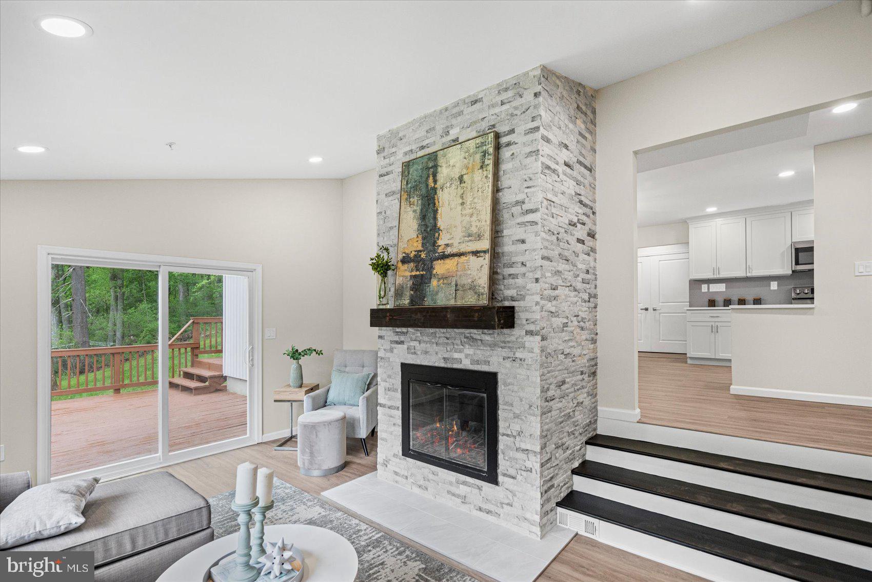 2056 Brown Road Finksburg, MD 21048 - Photo 13 of 45 Modern elegance with a cozy fireplace.