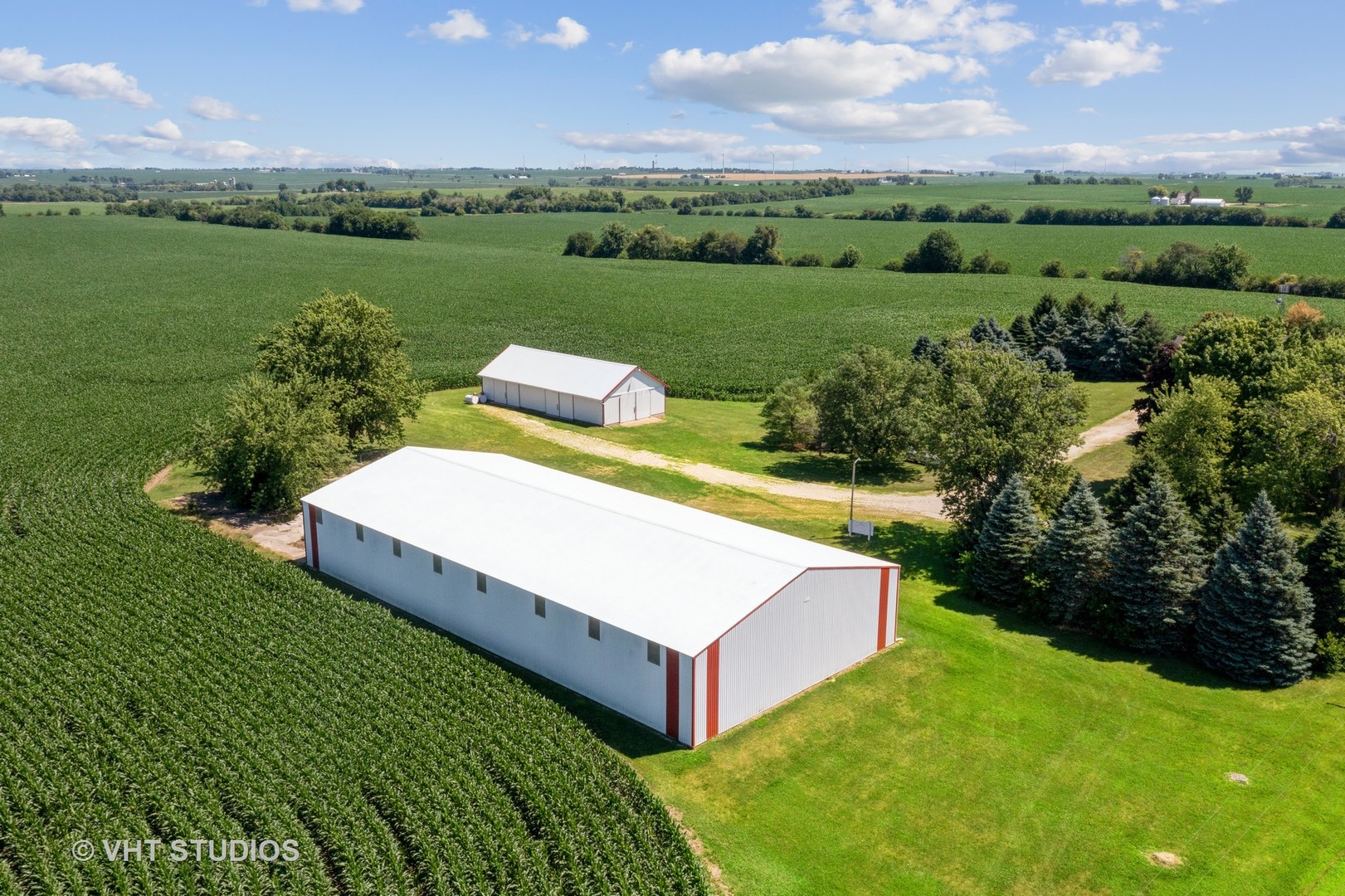 3440 Hermann Road Lee, IL 60530 - Photo 22 of 37 a view of a garden with a lake