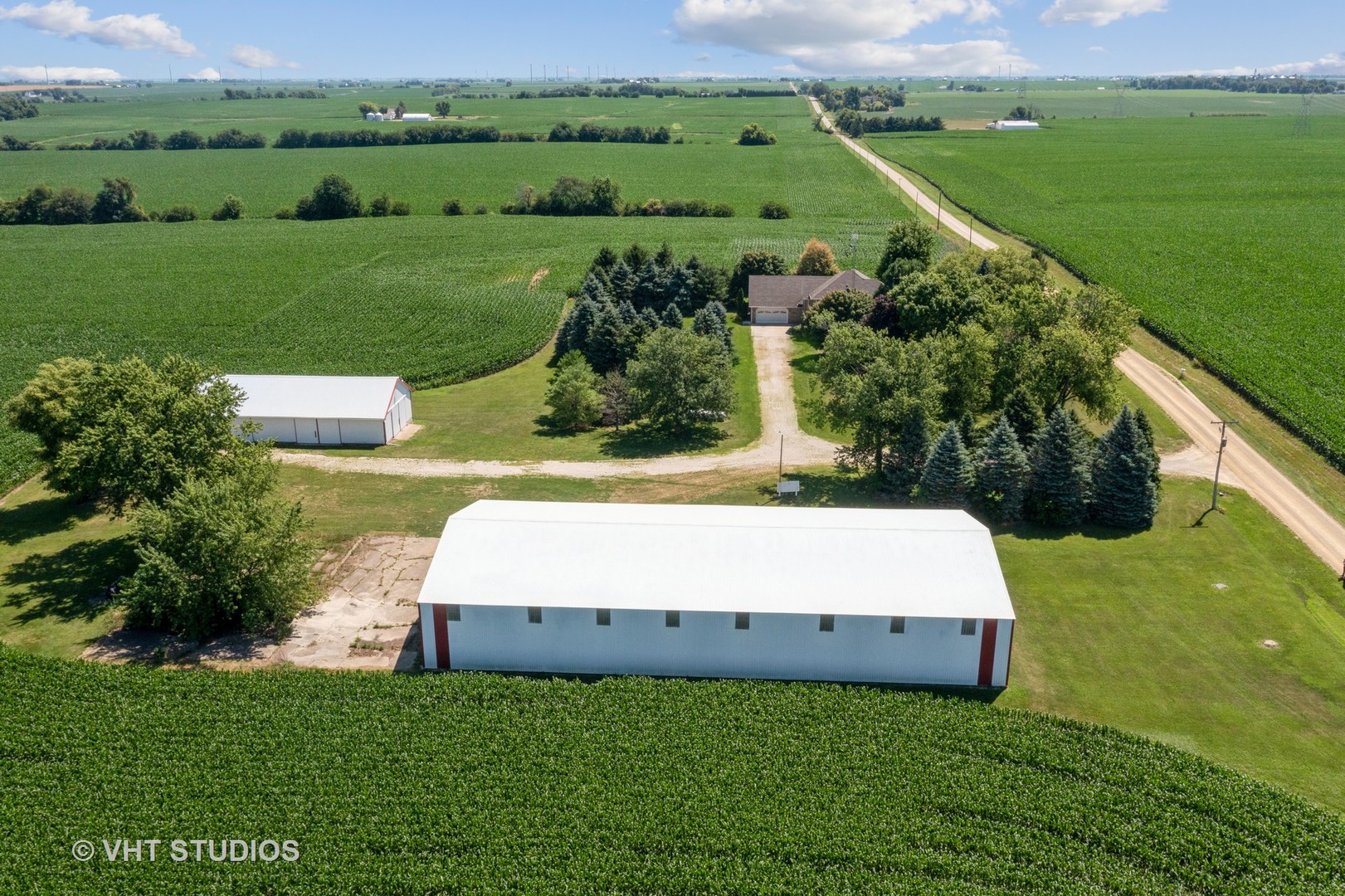3440 Hermann Road Lee, IL 60530 - Photo 23 of 37 a view of a garden with a lake