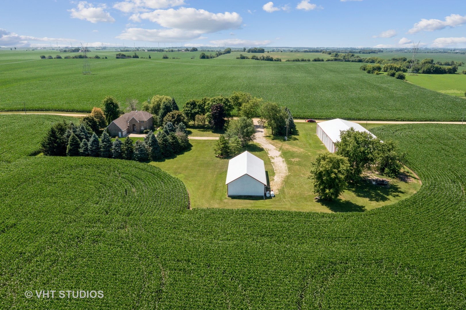 3440 Hermann Road Lee, IL 60530 - Photo 26 of 37 a view of a golf course with a garden