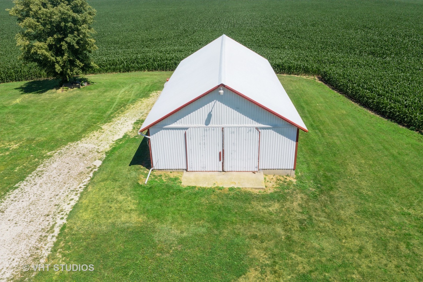 3440 Hermann Road Lee, IL 60530 - Photo 31 of 37 a view of a backyard with garden