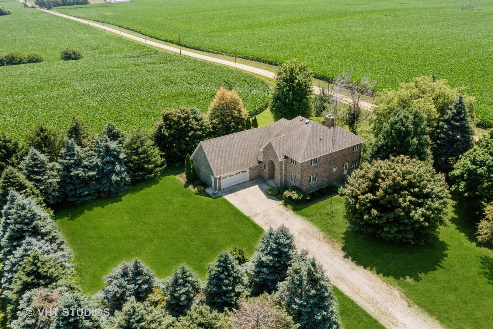 3440 Hermann Road Lee, IL 60530 - Photo 33 of 37 a view of a garden with an ocean