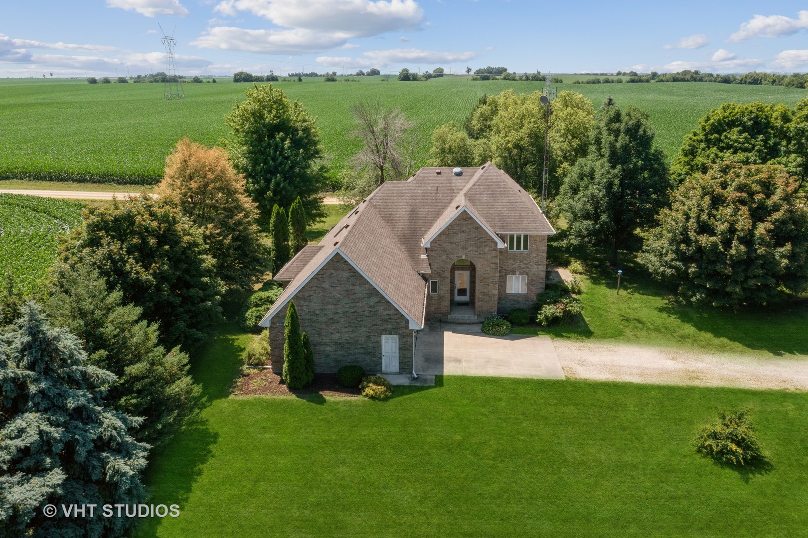 3440 Hermann Road Lee, IL 60530 - Photo 34 of 37 an aerial view of a house