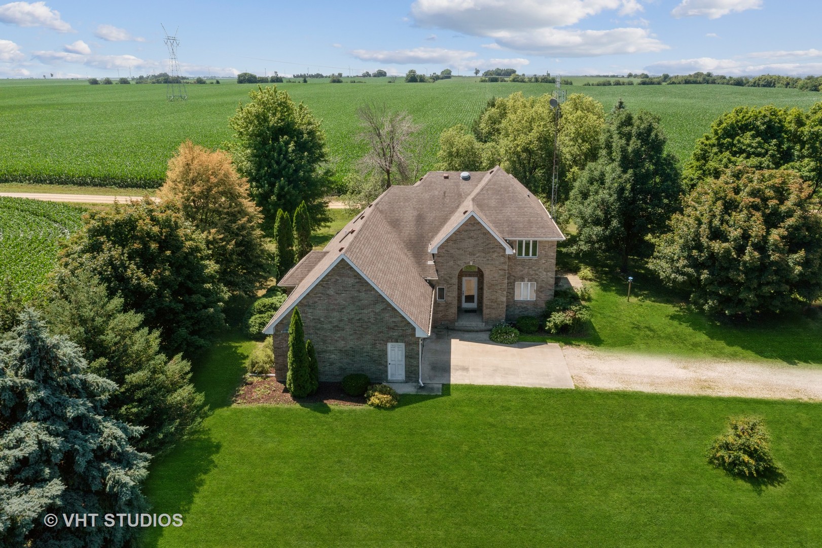 3440 Hermann Road Lee, IL 60530 - Photo 35 of 37 an aerial view of a house