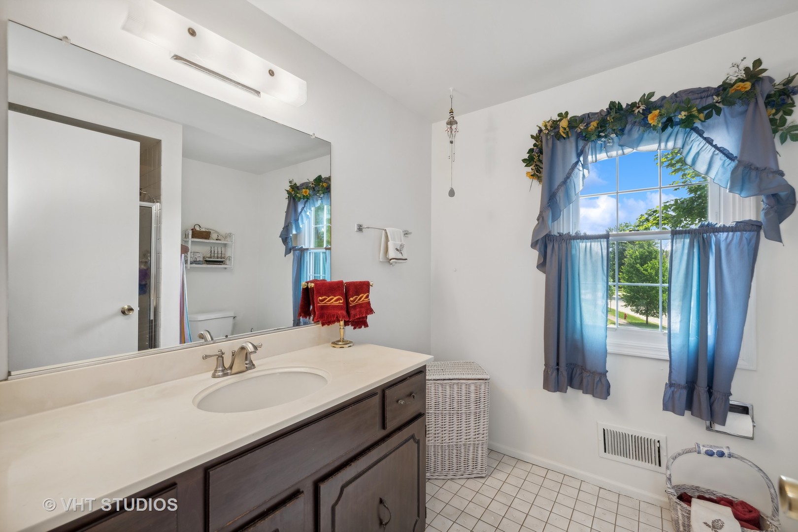 313 Ambleside Drive Roselle, IL 60172 - Photo 24 of 46 a bathroom with a sink and a mirror