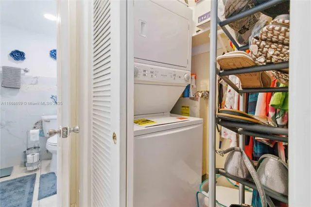 a view of walk in closet