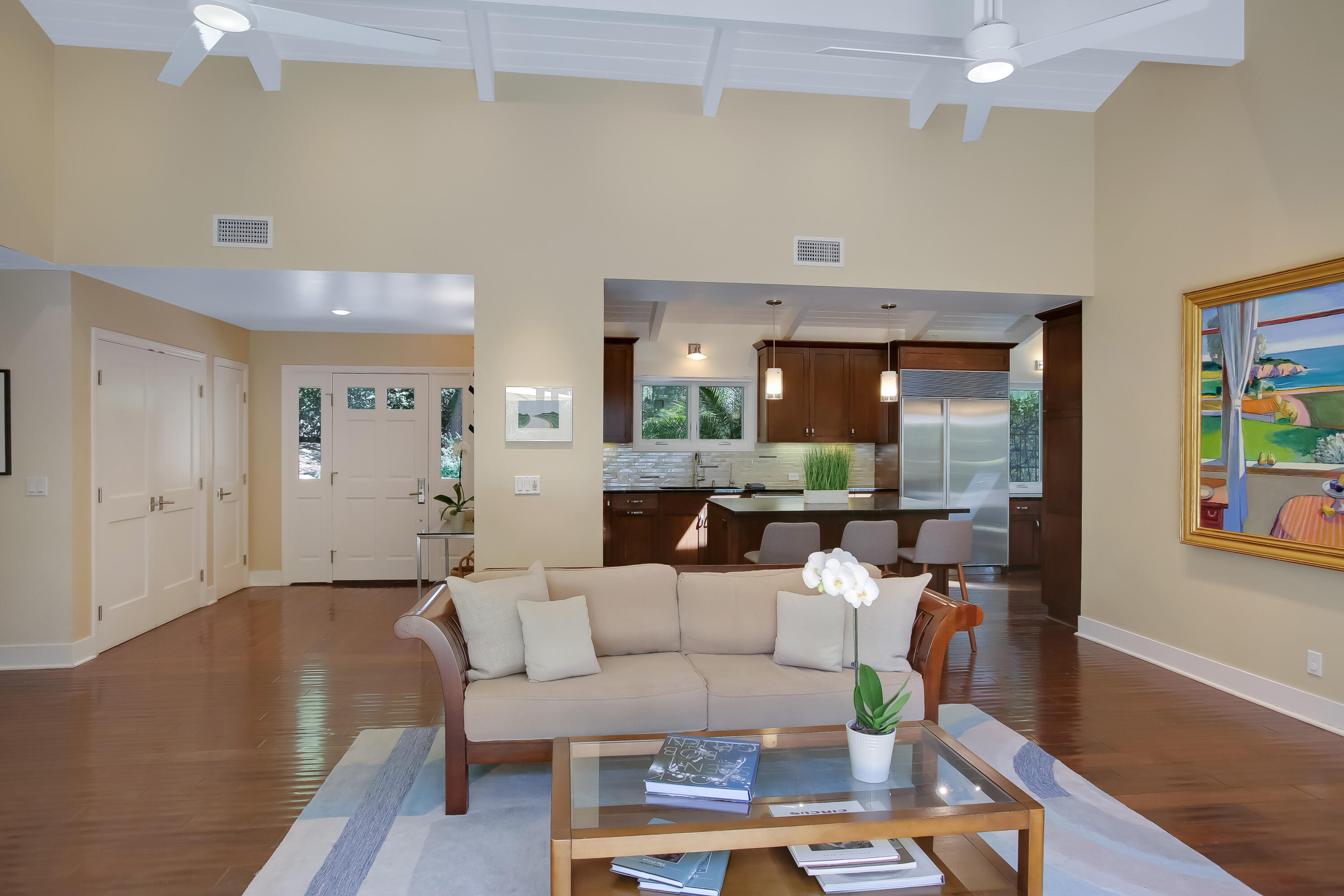 725 North Ontare Road Santa Barbara, CA 93105 - Photo 4 of 35 Living Room, Kitchen