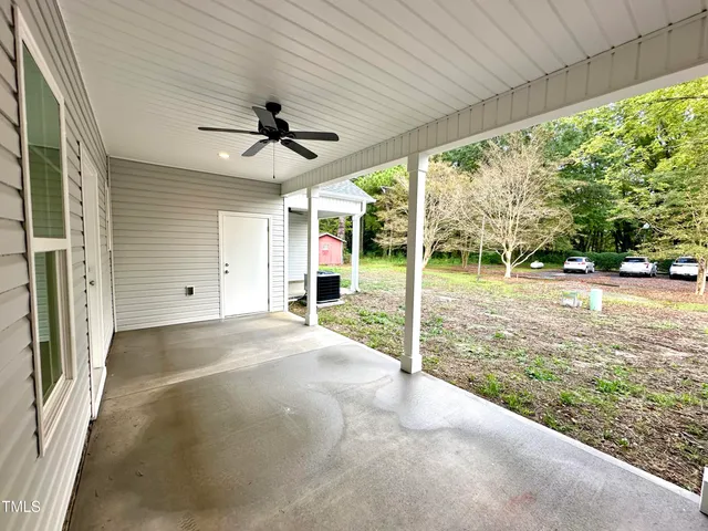 a view of a house with a porch