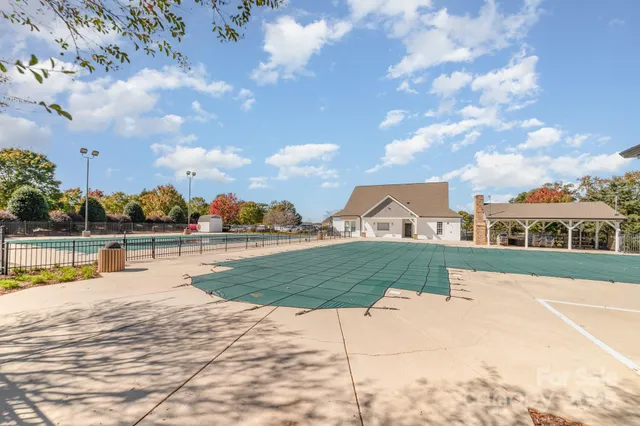 a view of swimming pool and lake view