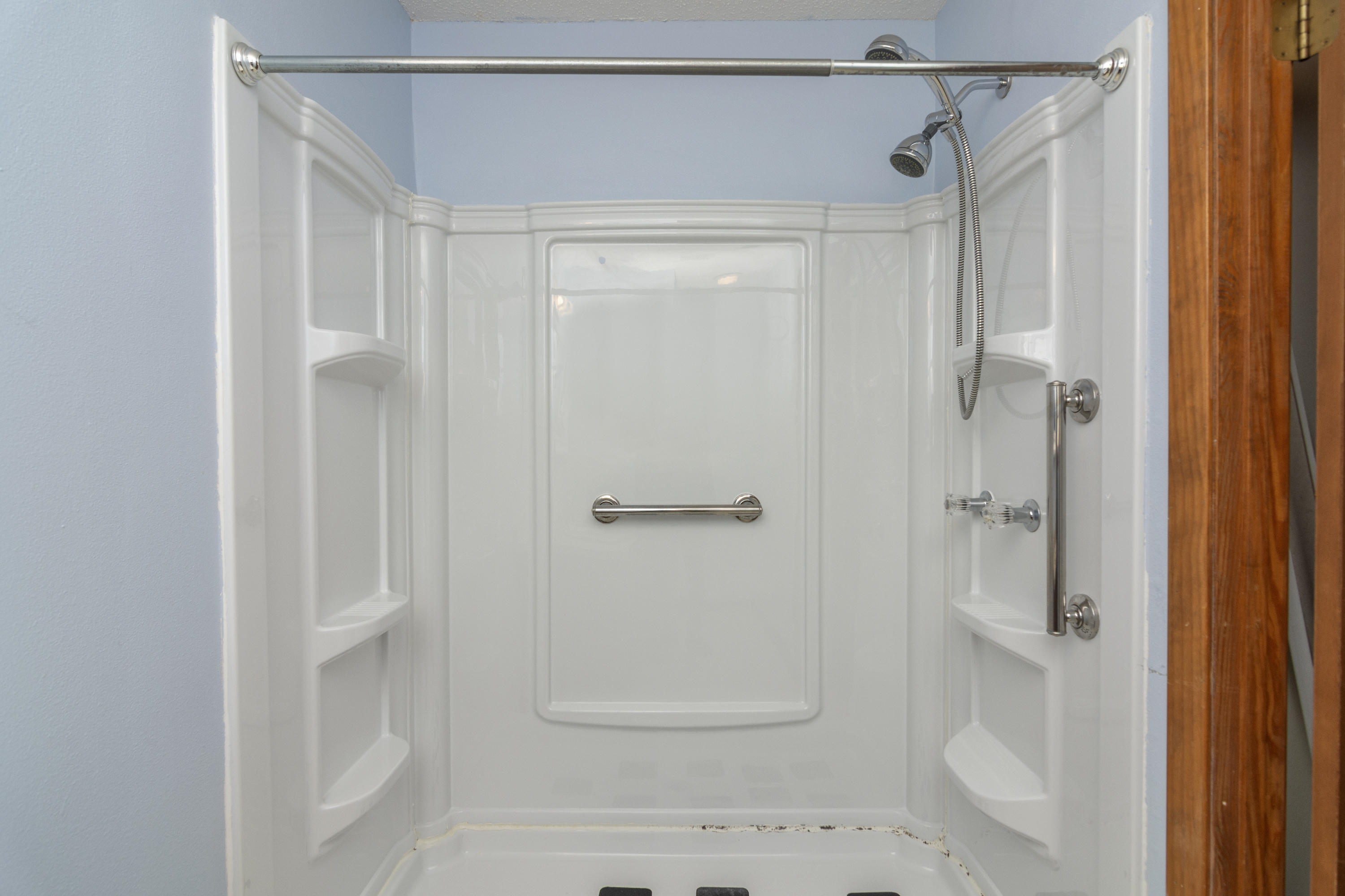 5489 Highway 4 Baker, FL 32531 - Photo 48 of 65 a bathroom with a glass shower door