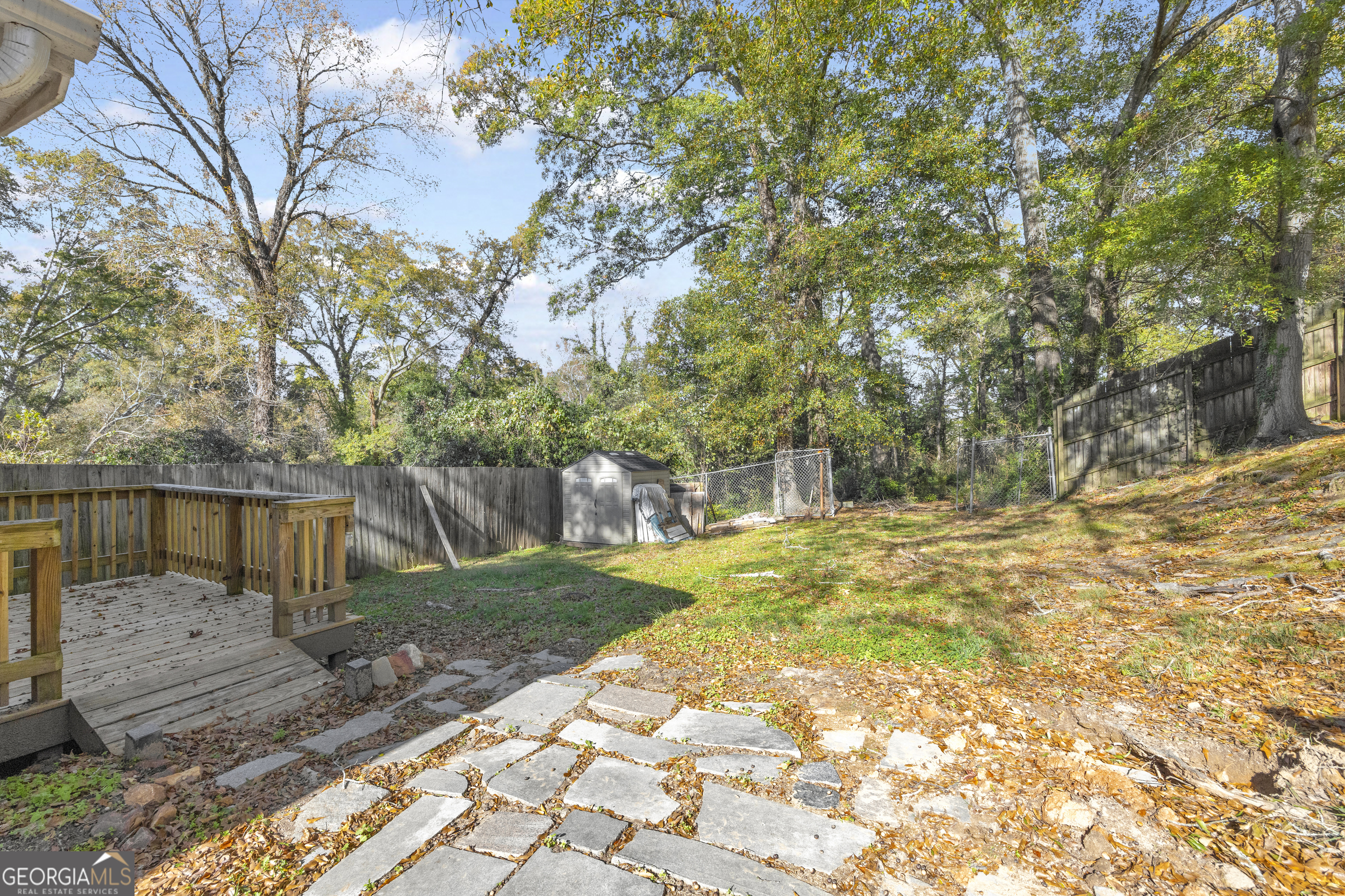 62 Oak Street Elberton, GA 30635 - Photo 39 of 48 a view of a yard with wooden fence