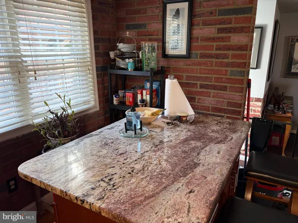 a view of a kitchen counter top space