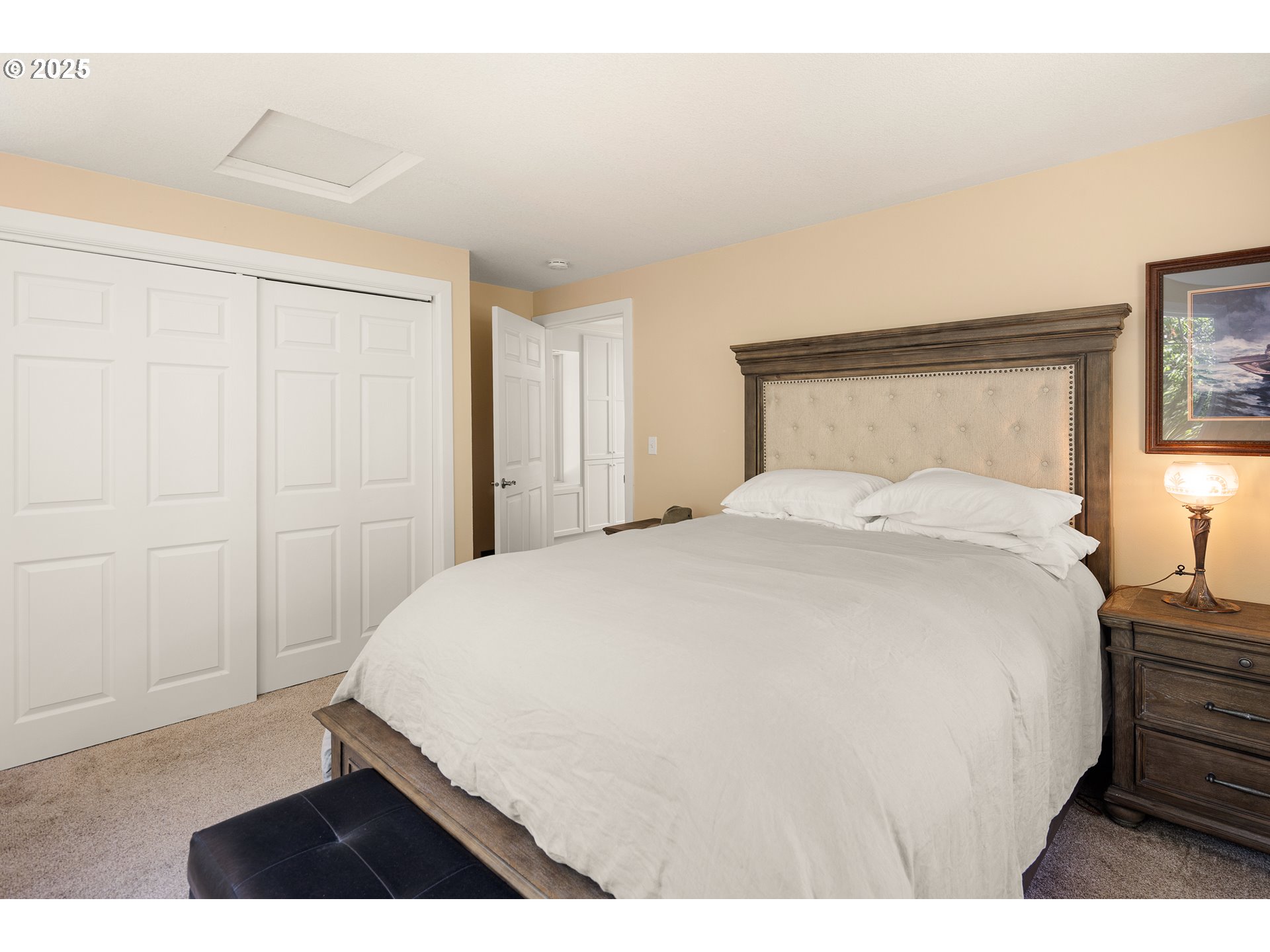 2977 Ingalls Way Eugene, OR 97405 - Photo 22 of 48 a bedroom with a bed and a night stand