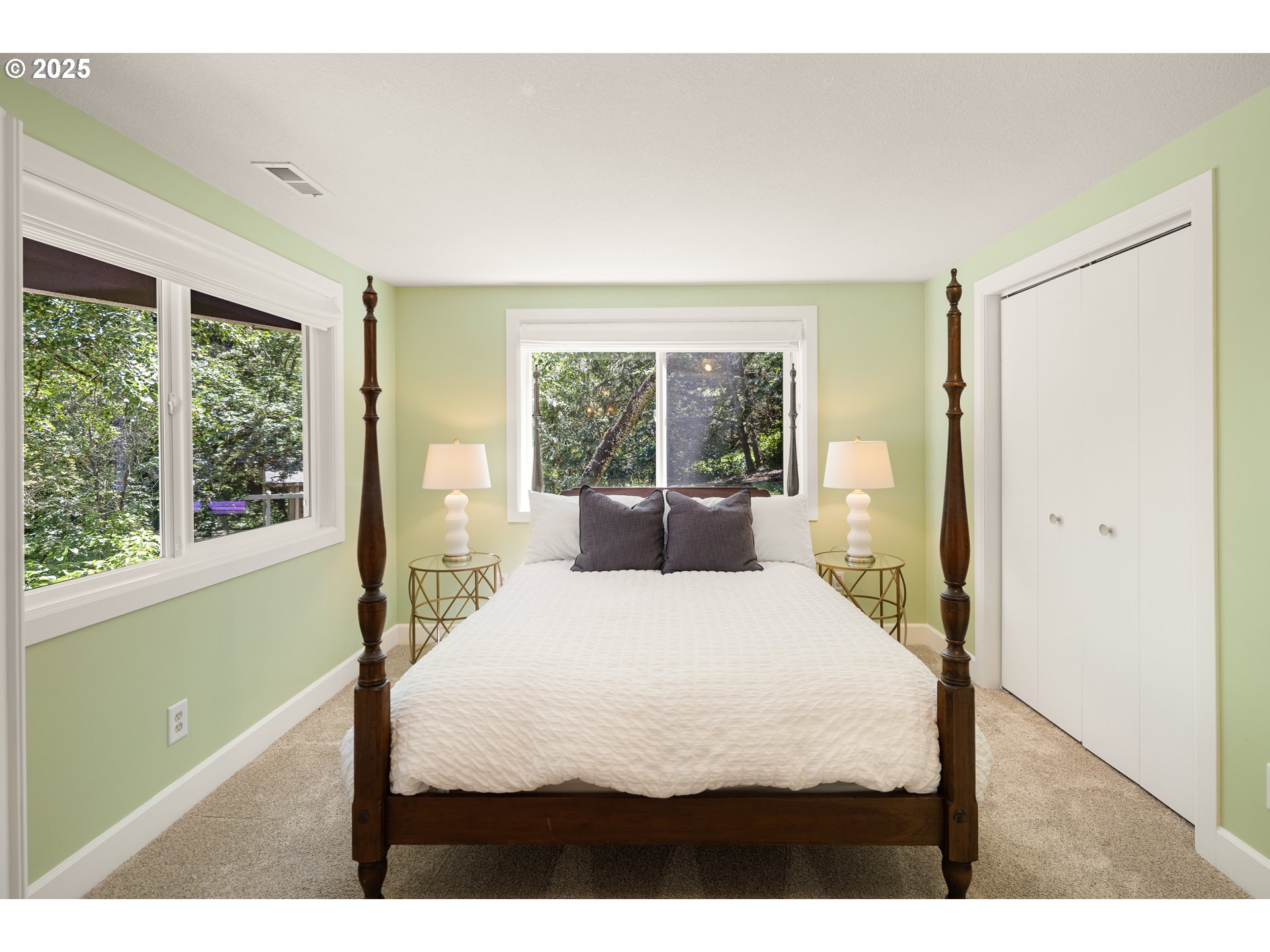 2977 Ingalls Way Eugene, OR 97405 - Photo 30 of 48 a bedroom with a bed and large windows