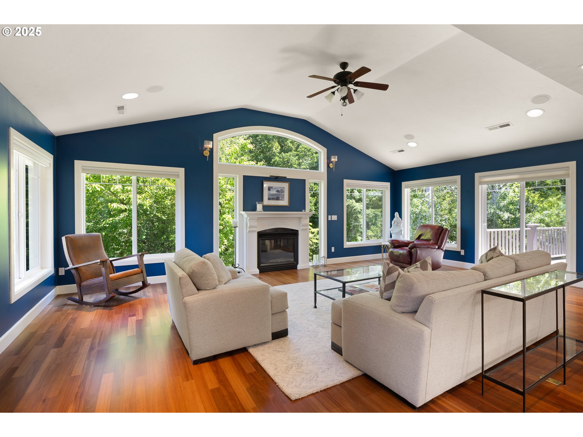 2977 Ingalls Way Eugene, OR 97405 - Photo 8 of 48 a living room with furniture fireplace and a large window