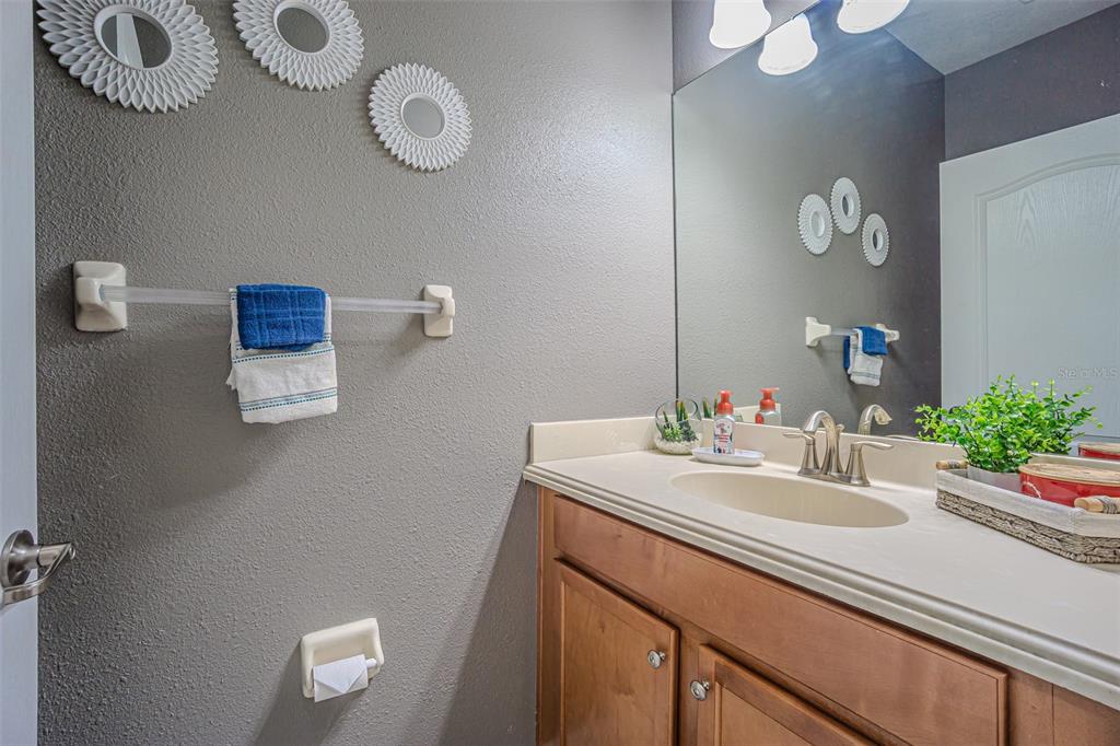 1762 Hadden Hall Place Trinity, FL 34655 - Photo 22 of 39 a bathroom with a sink and a mirror