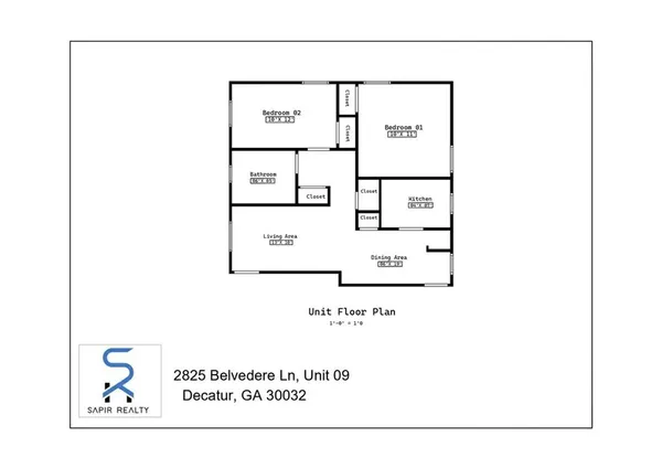 $975 | 2825 Belvedere Lane, Unit 9, Decatur, GA 30032