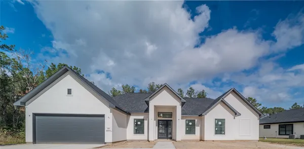 a view of house and outdoor space