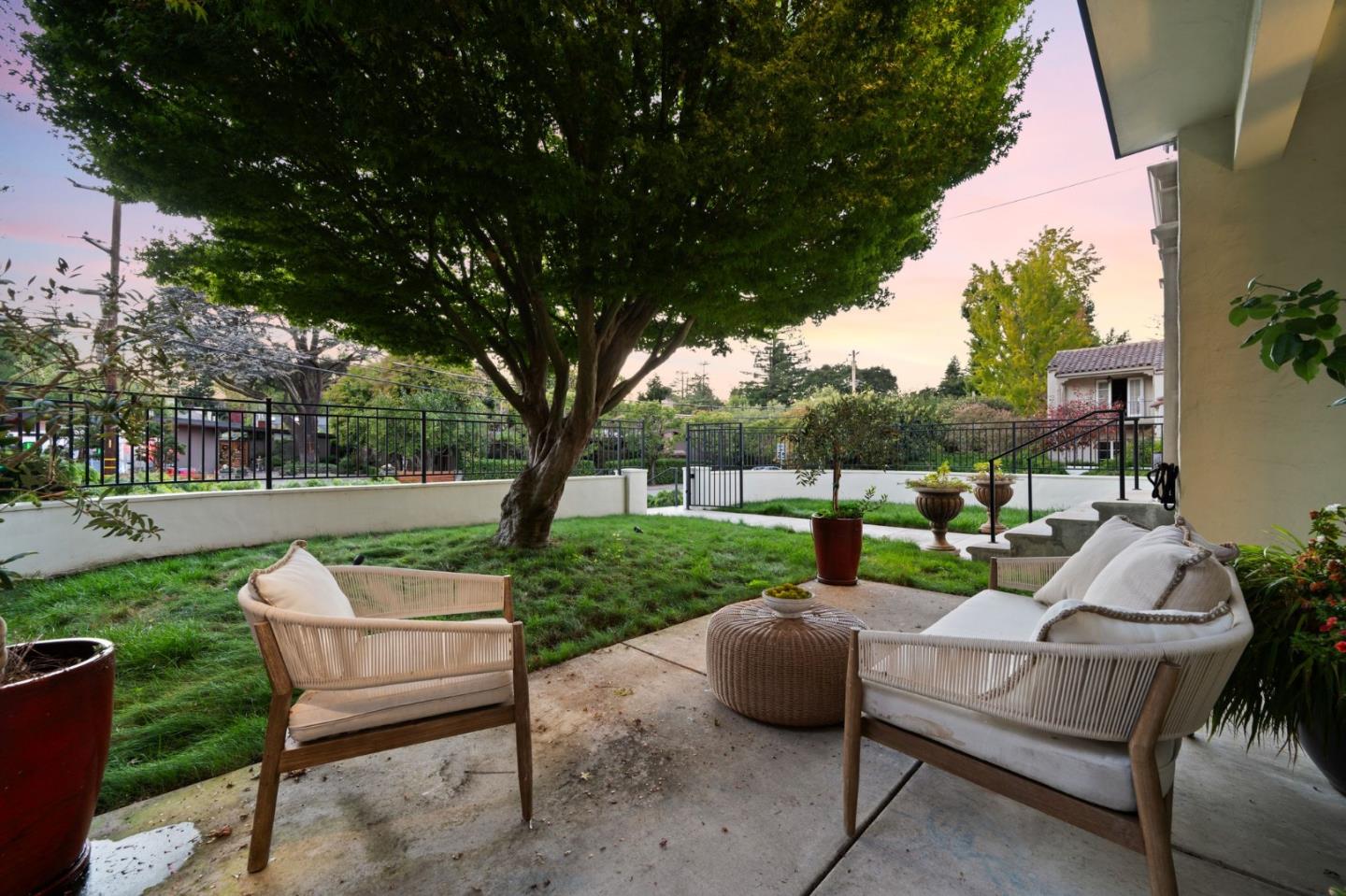 670 Edgewood Road San Mateo, CA 94402 - Photo 53 of 59 a view of a garden with patio