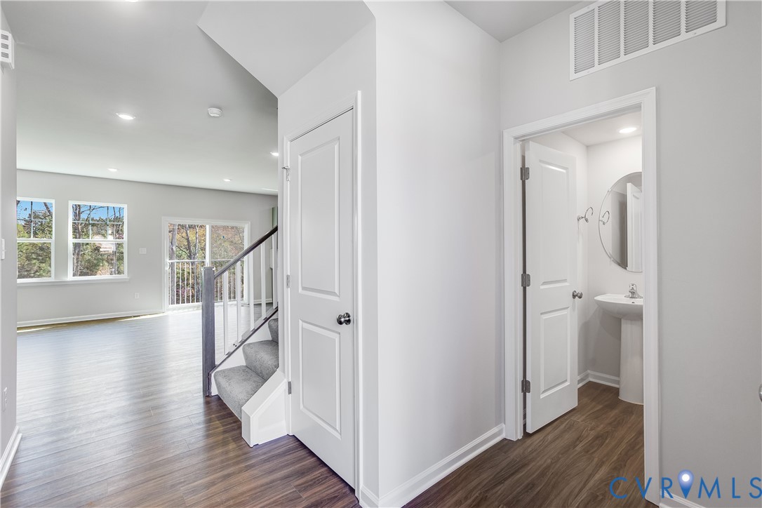 6616 Cassia Loop Moseley, VA 23120 - Photo 4 of 14 a view of entryway with wooden floor