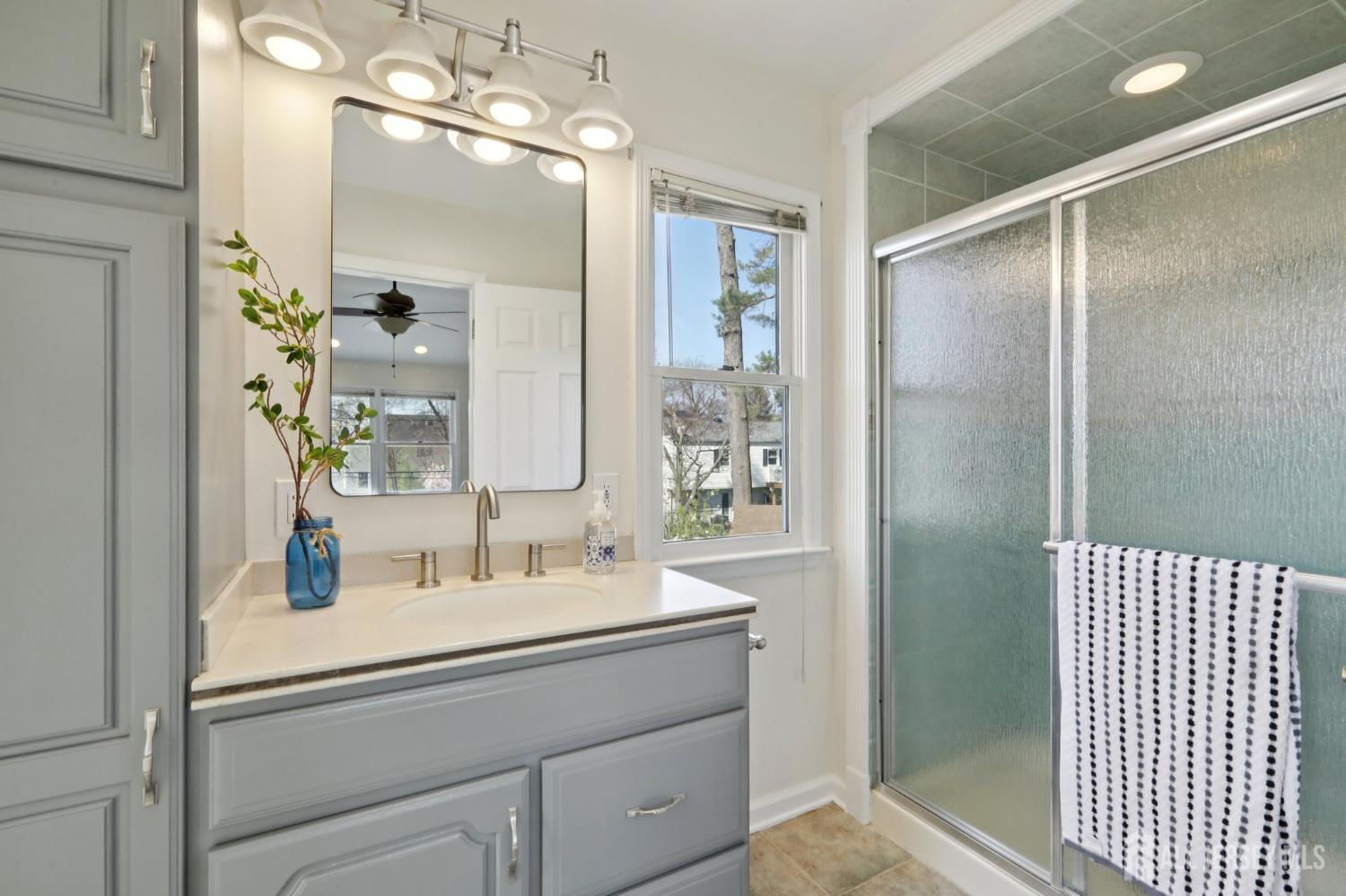 53 Salem Street Edison, NJ 08820 - Photo 28 of 39 a bathroom with a sink shower and a mirror