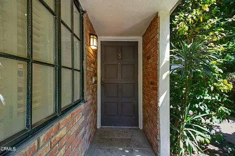 a view of front door