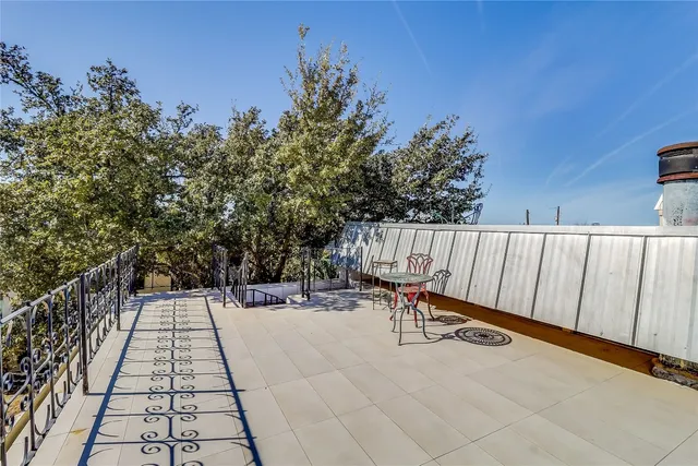 a view of outdoor space with seating