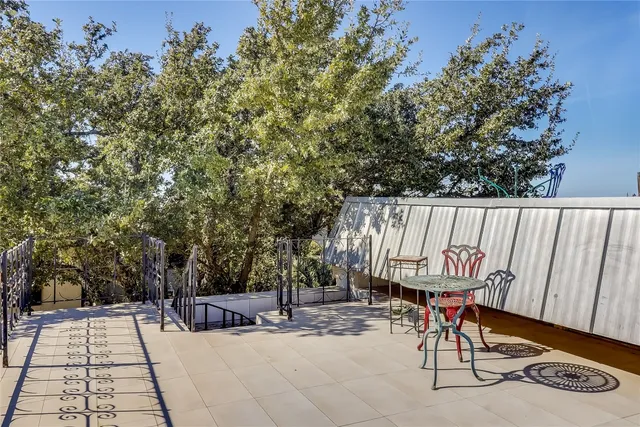 a outdoor space with furniture