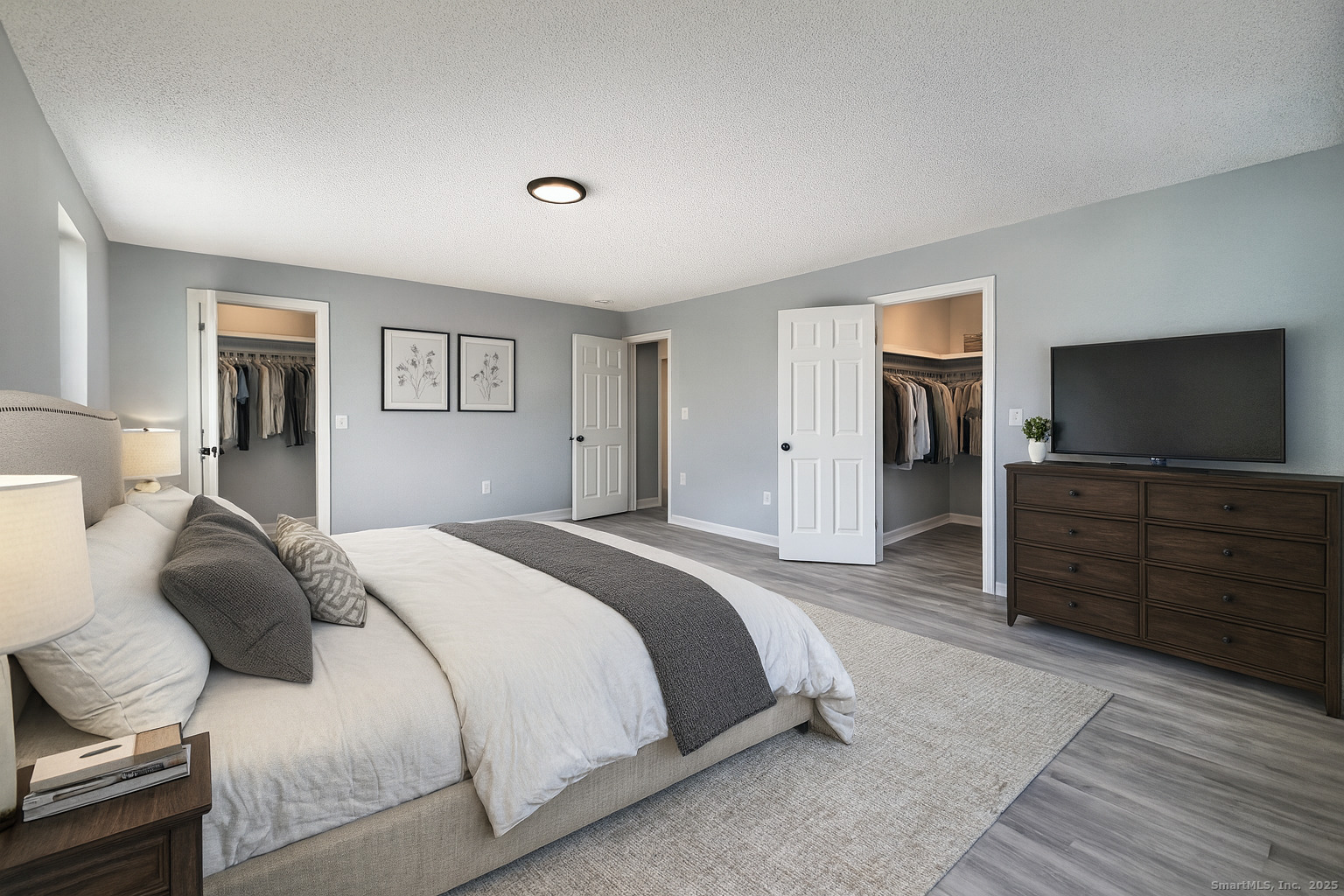 109 Winterberry Way Torrington, CT 06790 - Photo 7 of 22 a spacious bedroom with a bed and a flat screen tv