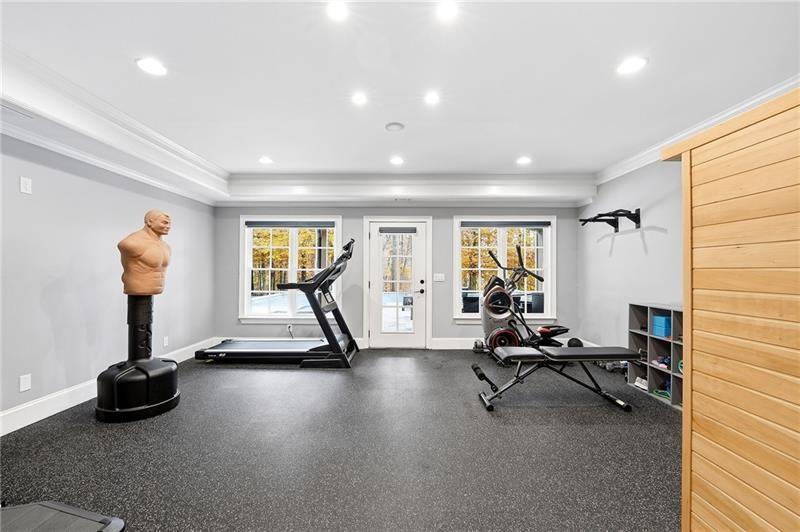 170 Golf Link View Milton, GA 30004 - Photo 43 of 54 a view of a room with gym equipment
